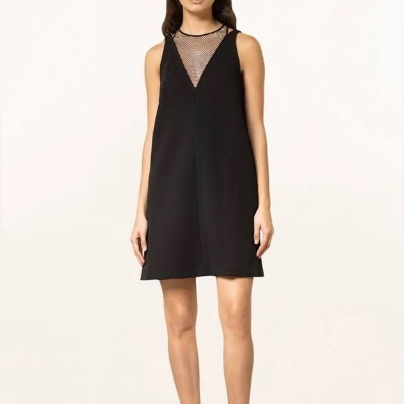 knee length dresses for ladies Rina Embellished Shift Mini Dress in Blue main image 1
